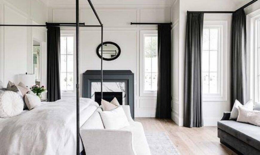 Black and White Bedroom Ideas Perfect for a Modern Edgy Space