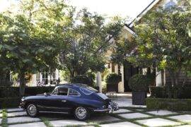 Crafting the Perfect Modern Concrete and Grass Driveway