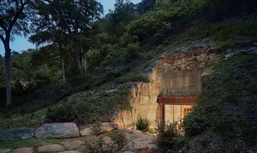 Amazing Private Wine Cave Carved into Limestone Hillside: Concealed Luxury