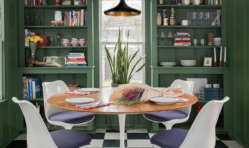 15 Dining Rooms In Trendy Green