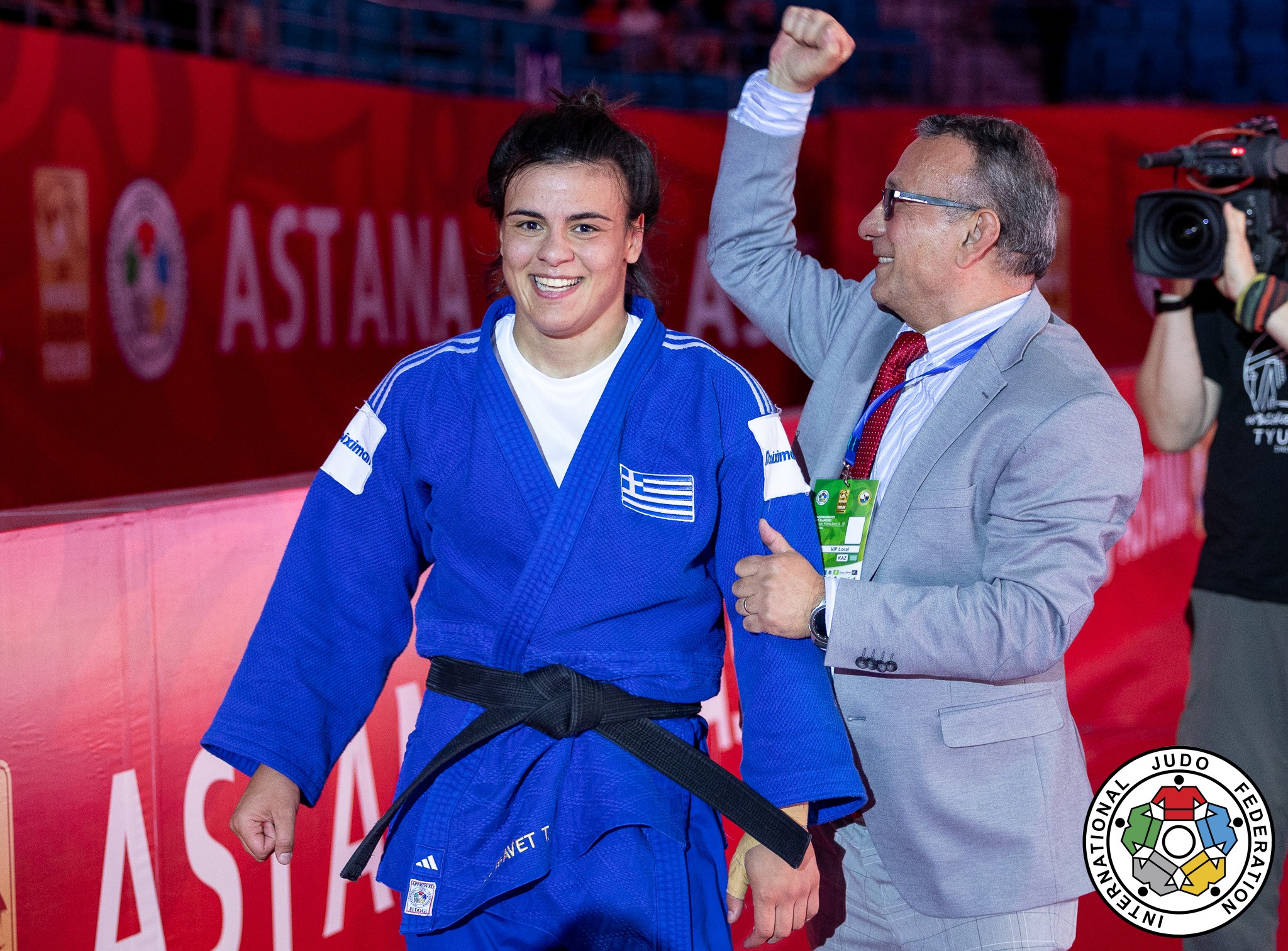 TELTSIDOU TAKES THIRD TITLE