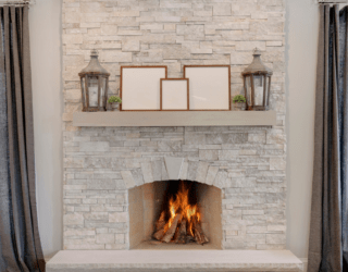 DIY Guide and Style Tips For How to Whitewash a Brick Fireplace