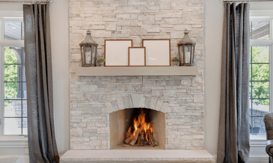 DIY Guide and Style Tips For How to Whitewash a Brick Fireplace