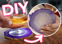 Decoist DIY: Geode Resin Coasters