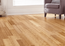 bamboo flooring with chair in background