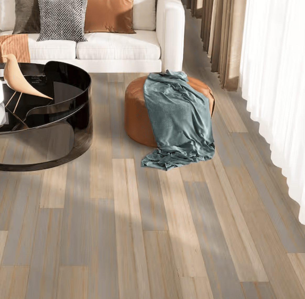 light colored bamboo flooring