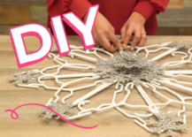 Decoist DIY: Coat Hanger Snowflake