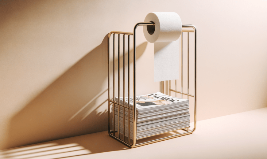 Small Bathroom Toilet Paper Holder Solutions